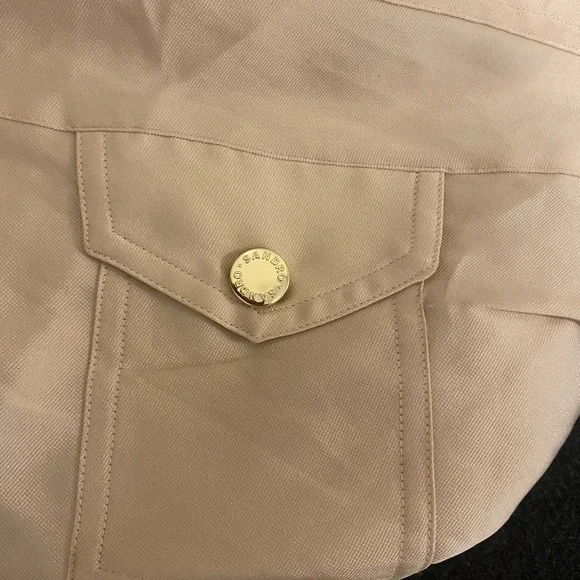 Sandro Gold High-Waisted Pants - Picture 9 of 11